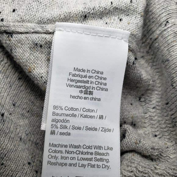 J. Crew Cotton Silk Donegal Tweed Henley Sweater - Picture 4 of 4